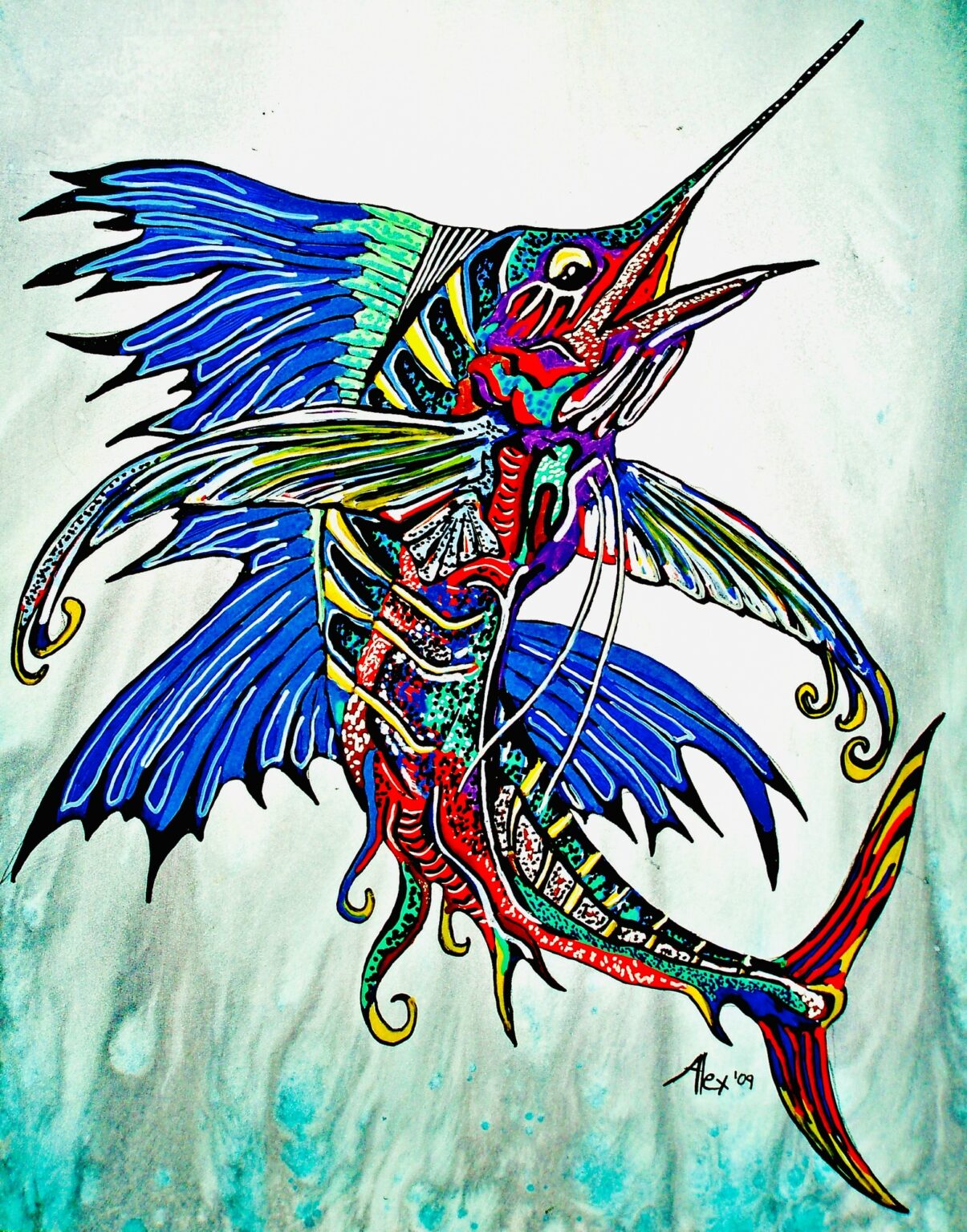 Fish Art Alex Williams Art