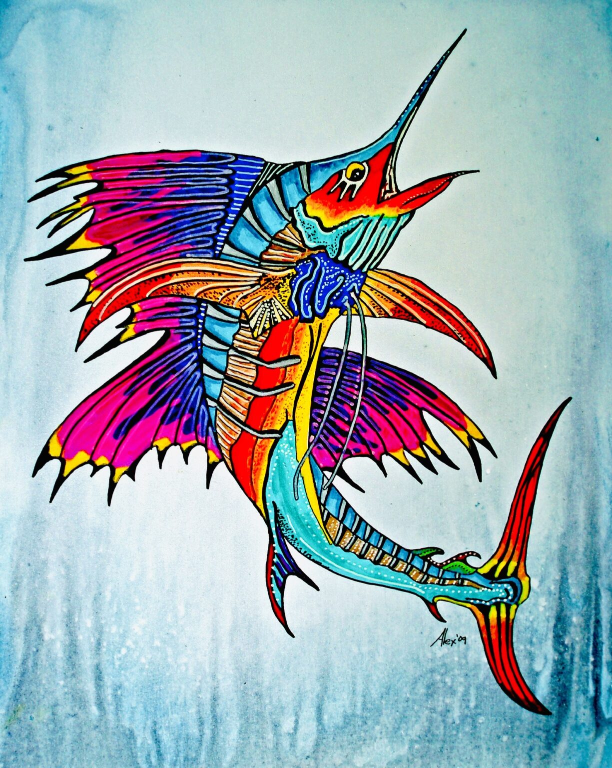 Fish Art Alex Williams Art